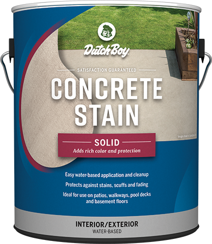 One-gallon can of Concrete Stain Solid.