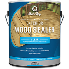 Exterior Wood Sealer Clear.
