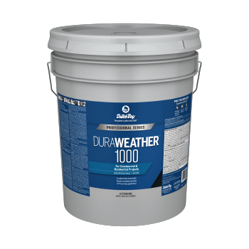 Five-gallon pail of Dutch Boy Professional Series DuraWeather™ 1000 exterior paint.